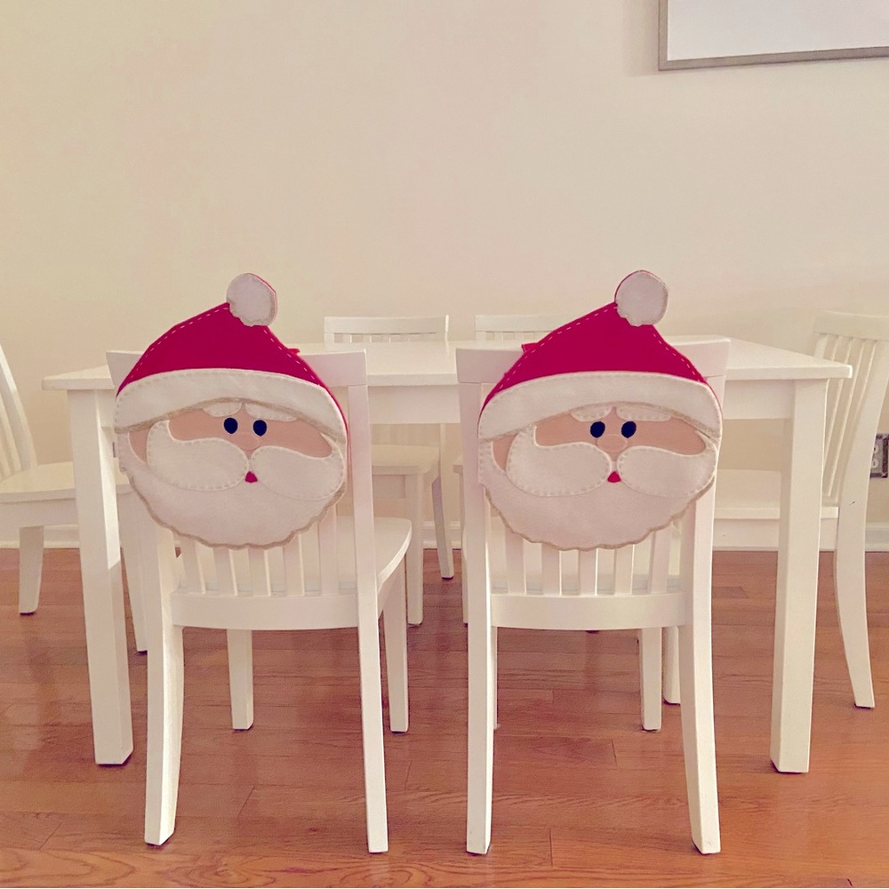Pottery Barn Kids Santa Chairbacker Set of 2